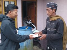 Brigez DPC Cineam Bagikan Donasi Bagi Korban Kebakaran Di Desa Pasir Mukti Kecamatan Cineam