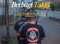 Komunitas Lendenk n’d Gank Chapter Central Berbagi Takjil Ramadhan ke OJOL dan Pengendara Lainnya