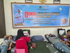 Meriahkan Hari Bhakti Pemasyarakatan (HBP) Ke – 62, Lapas Kelas II A Warungkiara Gelar Kegiatan Donor Darah
