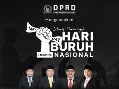 DPRD Kabupaten Sukabumi Mengucapkan Selamat Hari Buruh Nasional May Day 1 Mei 2026