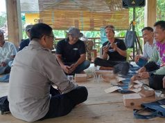 Perkuat Sinergitas, Polsek Sukadana Datangi Poktan Koorkom Kamtibmas dan HanPangan