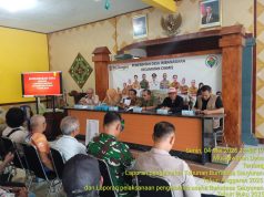 Perkuat Sinergitas, Polsek Ciamis Ikuti Musdes LPJ Tahunan BumDes Sauyunan Imbanagara