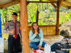Patroli Objek Wisata Polres Ciamis Tingkatkan Keamanan Pengunjung di Kolam Renang Jaga Baya Cadas Ngampar