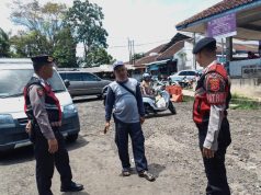 Sat Samapta Polres Ciamis Tingkatkan Patroli Dialogis di Kawasan Parkiran Pasar Subuh