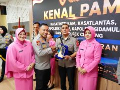 Pucuk Pimpinan Satuan dan Polsek Berganti, Kapolres Pangandaran Pimpin Sertijab Strategis