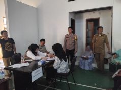 Polsek Cikoneng Polres Ciamis, Monitoring Penyerahan Sertifikat PTSL di Desa Gunungcupu