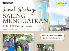 PLN Pangandaran Konsisten Tebar Kepedulian, “Jumat Berbagi” Jadi Bukti Nyata Hadir untuk Masyarakat