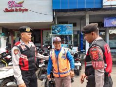 Sat Samapta Polres Ciamis Intensifkan Patroli Dialogis di Jalan Letnan Samuji untuk Cegah Gangguan Kamtibmas