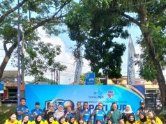 Kapolsek Cisaga Dampingi Tim Bola Voli Kecamatan Cisaga Bertanding di Bupati Cup 2026