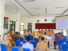 Polsek Cimaragas Sampaikan Himbauan Kamtibmas di Rakor Tingkat Kecamatan Cimaragas
