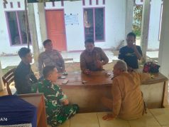Perkuat Sinergitas, Polsek Lakbok Polres Ciamis Koorkom Kamtibmas Bersama Perangkat Desa Kalapasawit