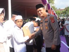 Kapolres Ciamis Hadiri Santunan 2.650 Anak Yatim, Pastikan Pengamanan Peringatan 10 Muharram 1448 H Berjalan Aman