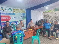 Polsek Ciamis Hadir dan Beri Pengamanan Khitanan Massal di Lapang ABN Replika