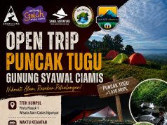 Open Trip Puncak Tugu Gunung Syawal Resmi Dibuka, Tawarkan Sensasi Camping, Sunrise hingga Jelajah Air Terjun