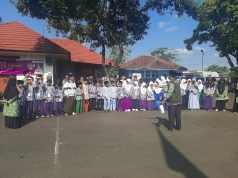 Polsek Cipaku Kawal Kafilah PORSADIN Kecamatan Cipaku, Polri Pastikan Perjalanan Peserta Berlangsung Aman