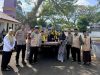 Polsek Cijeungjing Beri Pengamanan Pawai Juara Umum Porsadin