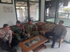 Perkuat Sinergitas TNI-Polri, Kapolsek Panjalu Jalin Koordinasi dan Komunikasi dengan Koramil Panjalu