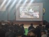 Semangat Kebersamaan Warnai Nobar Semifinal Piala Dunia 2026 di GOR Tri Dharma Yonif 330/Tri Dharma