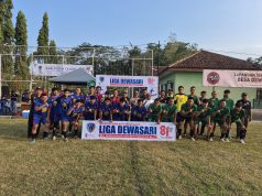 Polri Kawal Turnamen Sepak Bola Antar Dusun di Dewasari, Perkuat Sportivitas dan Kamtibmas Jelang HUT ke-81 RI