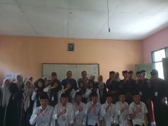 Cegah Perundungan, Polsek Panjalu Datang Beri Edukasi ke Peserta MPLS MA Bahrul Ulum Panjalu