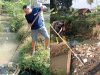 Sampah Plastik dan Popok Bekas Menumpuk di Sungai, Kadus Selaawi Ajak Warga Hentikan Kebiasaan Buang Sampah Sembarangan