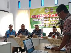 Polsek Ciamis Hadiri Musdes Penetapan dan Expose Pemutahiran Indeks Desa Cisadap Tahun 2026