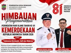 Desa Dewasari Ajak Warga Semarakkan HUT ke-81 RI