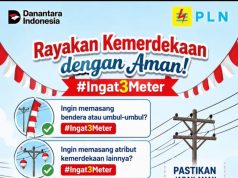 PLN Ajak Masyarakat Rayakan HUT RI dengan Aman, Terapkan Jarak Minimal 3 Meter dari Jaringan Listrik