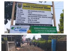 Dinas PU Sukabumi Mulai Lakukan Pemeliharaan Ruas Jalan Karang Tengah–Sinagar Nagrak, Anggaran Capai Rp 373 Juta