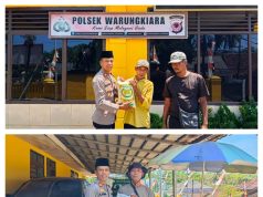 Wujud Kepedulian Polri Kepada Masyarakat, Polsek Warungkiara Salurkan Bantuan Beras Untuk Kaum Duafa