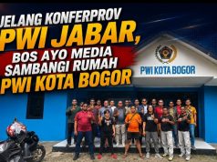 Silaturahmi ke Mako PWI Kota Bogor, Kang Andy Jualan Gagasan Ini Sebagai Modal Maju di Konferprov PWI Jabar
