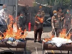 Kejari Ciamis Musnahkan Barang Bukti 61 Perkara, Sabu, Tembakau Sintetis hingga 3.497 Butir Obat Terlarang