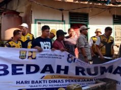 Peringati Hari Bakti PU ke-81 & HJKS ke-156, DPU Kabupaten Sukabumi Gelar Bedah Rumah Warga Prasejahtera di Surade