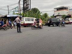 Polsek Banjarsari Hadir di Pagi Hari, Kawal Kelancaran Arus Lalu Lintas melalui Strong Point