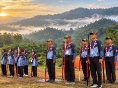 Peran Polsek Panjalu Pastikan Kegiatan Pramuka KML di Wisata Bubulak Berjalan Aman dan Kondusif