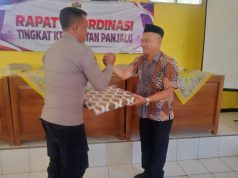 Polsek Panjalu Hadiri Purna Bakti Sekmat, Perkuat Sinergitas dengan Unsur Pemerintahan