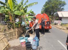 Polsek Lakbok Monitor Penyaluran Air Bersih, Pastikan Bantuan Tepat Sasaran bagi Warga Terdampak Kekeringan