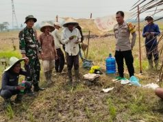 Bhabinkamtibmas Polsek Lakbok Sambangi Komunitas Petani, Sampaikan Pesan Kamtibmas dan Ketahanan Pangan
