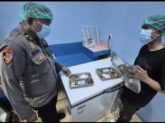 Polsek Cijeungjing Monitoring SPPG Dapur Sehat Fausal, Pastikan Kegiatan Berjalan Aman dan Kondusif