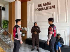 Sat Samapta Polres Ciamis Tingkatkan Patroli Dialogis, Jaga Keamanan di Pengadilan Agama