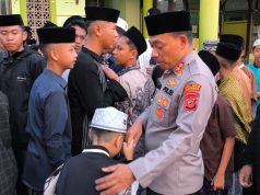 Kapolres Pangandaran bersama 587 Santri Ponpes Sabilil Muttaqien, Safari Subuh Kamtibmas