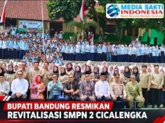 Revitalisasi SMPN 2 Cicalengka Selesai, Bupati Bandung : Revitalisasi Harus Berdampak Pada Mutu Pendidikan