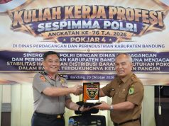 KKP Sespimma Angkatan 76 Pokjar IV Bahas Sinergi Polri dan Disperindag Jaga Stabilitas Harga Bapok di Kabupaten Bandung