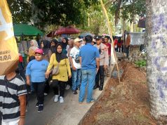 Polsek Ciamis Perkuat Pengamanan dan Sinergitas dalam Gerak Jalan Santai Desa Jelat