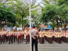Polsek Ciamis Bina 79 Anggota Saka Bhayangkara, Tingkatkan Keterampilan Kamtibmas Generasi Muda
