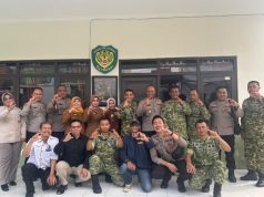 Polsek Cikoneng Perkuat Sinergitas TNI-Polri melalui Silaturahmi HUT ke-81 TNI