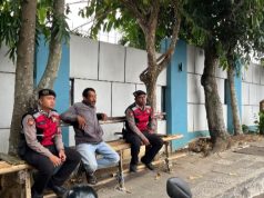 Sat Samapta Polres Ciamis Tingkatkan Patroli Dialogis di Pangkalan Ojek Gardu PLN, Cegah Gangguan Kamtibmas