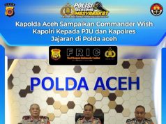 Kapolda Aceh Sampaikan Commander Wish Kapolri Keada PJU dan Kapolres Jajaran di Polda Aceh