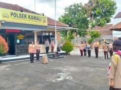 Polsek Kawali Bentuk Generasi Muda Berkarakter dan Disiplin Melalui Diklat Saka Bhayangkara